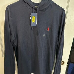 Polo by Ralph Lauren Men's Navy Hoodie Shirt